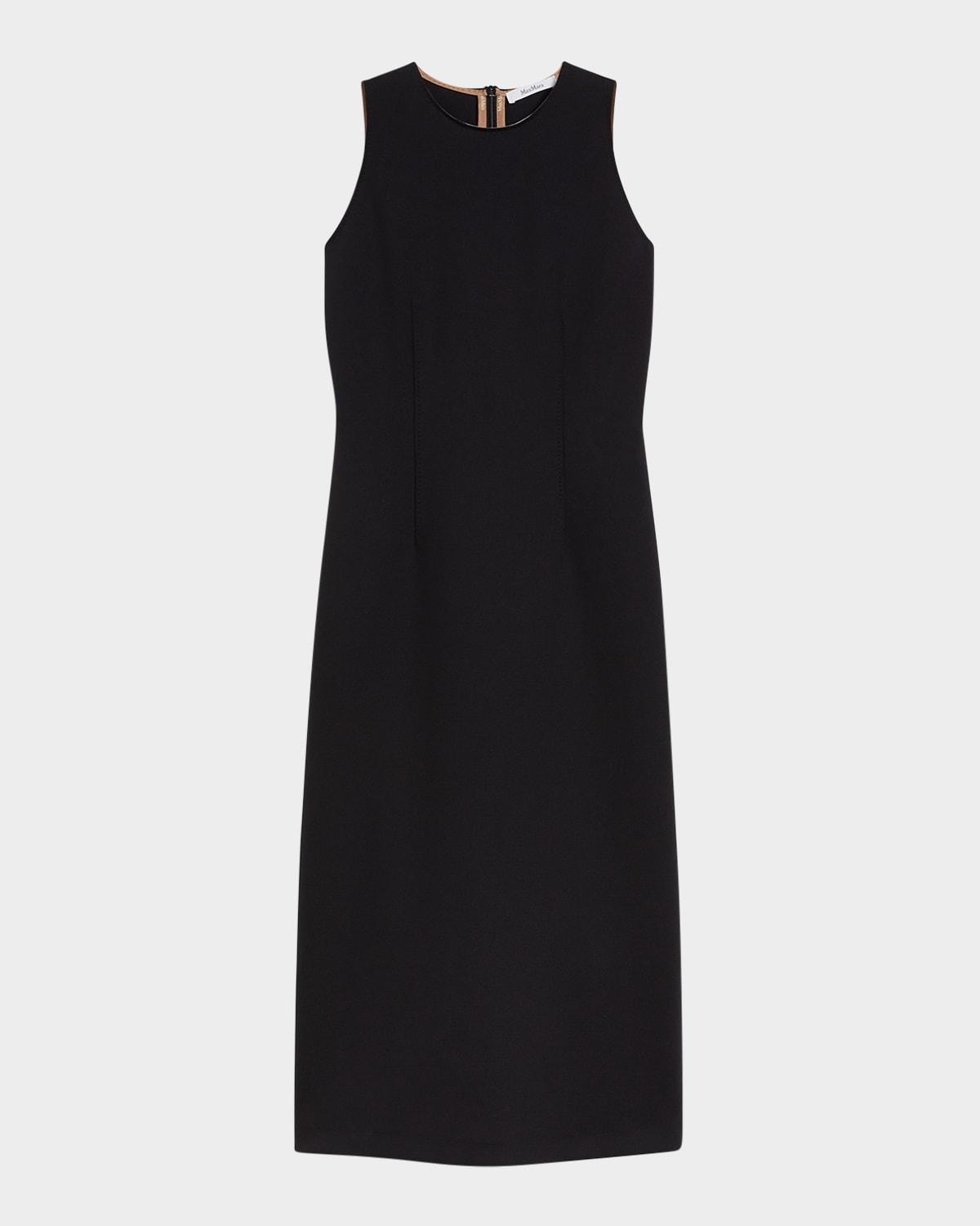 sevres technical jersey midi dress