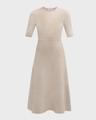 seymore cashmere blend midi dress
