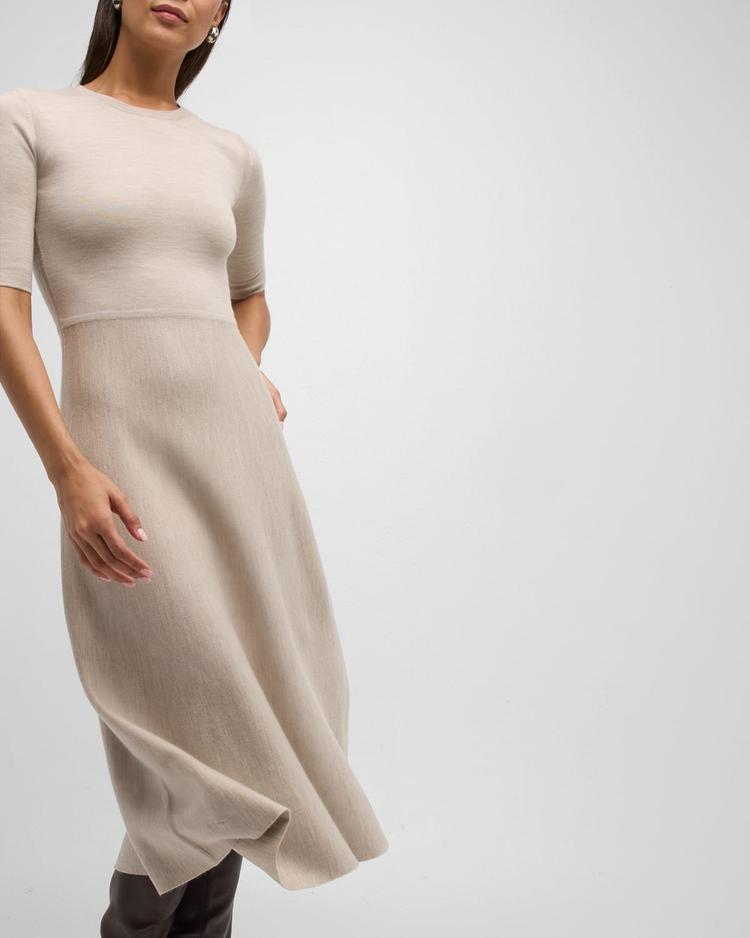 seymore cashmere blend midi dress