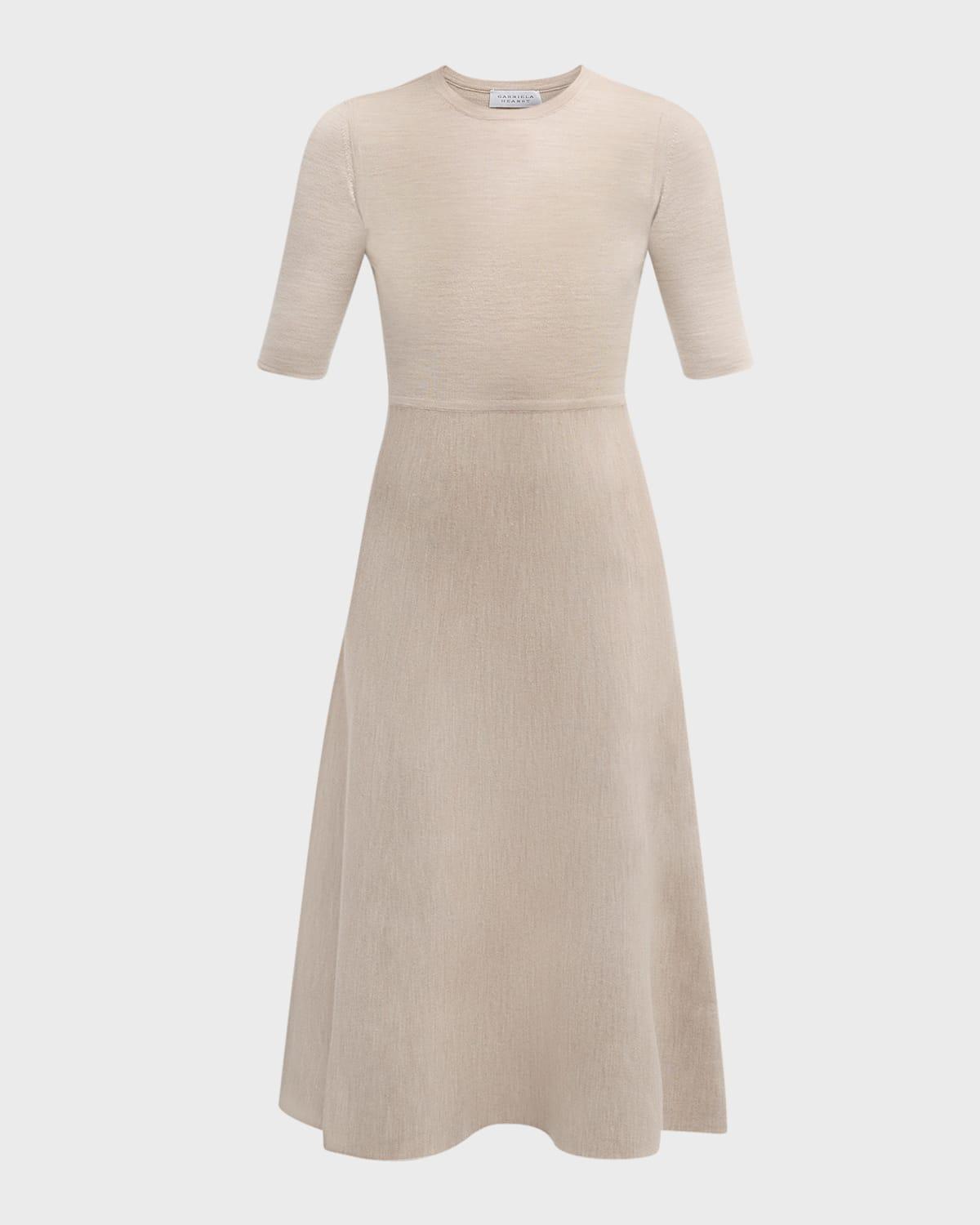 seymore cashmere blend midi dress