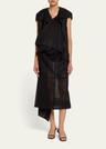 shade and shaded midi dress