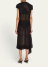 shade and shaded midi dress