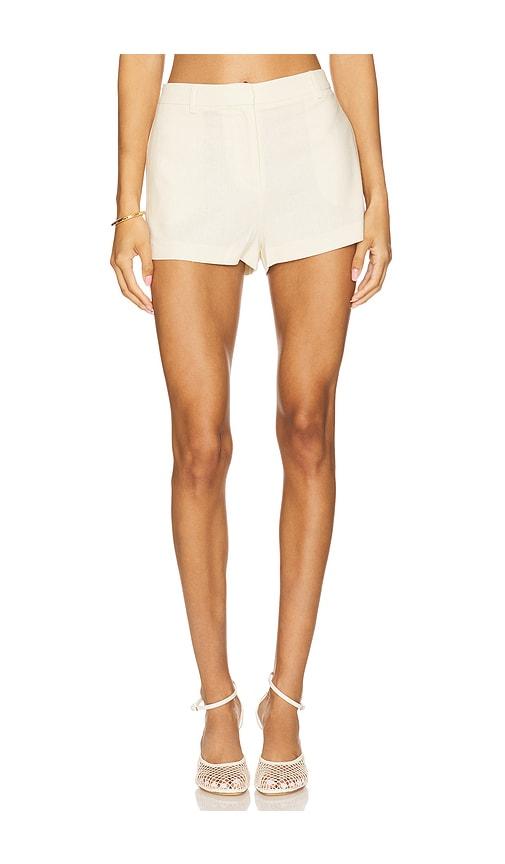 shani shemer jolin shorts in cream.