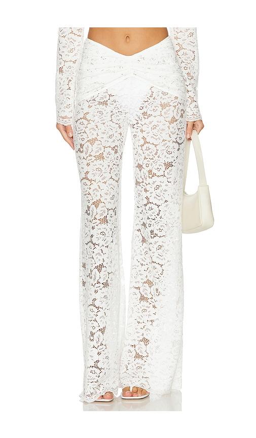 shani shemer madison pants in white.