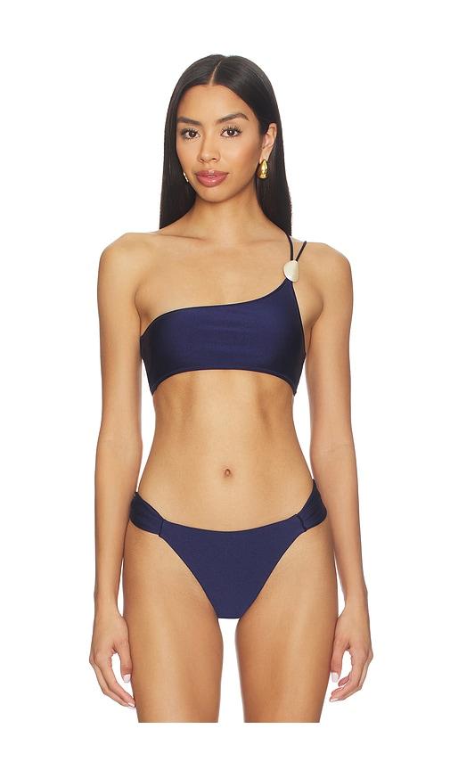 shani shemer ryan bikini top in royal.