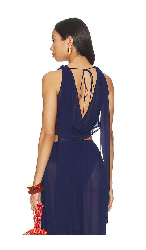 shani shemer shir top in blue.