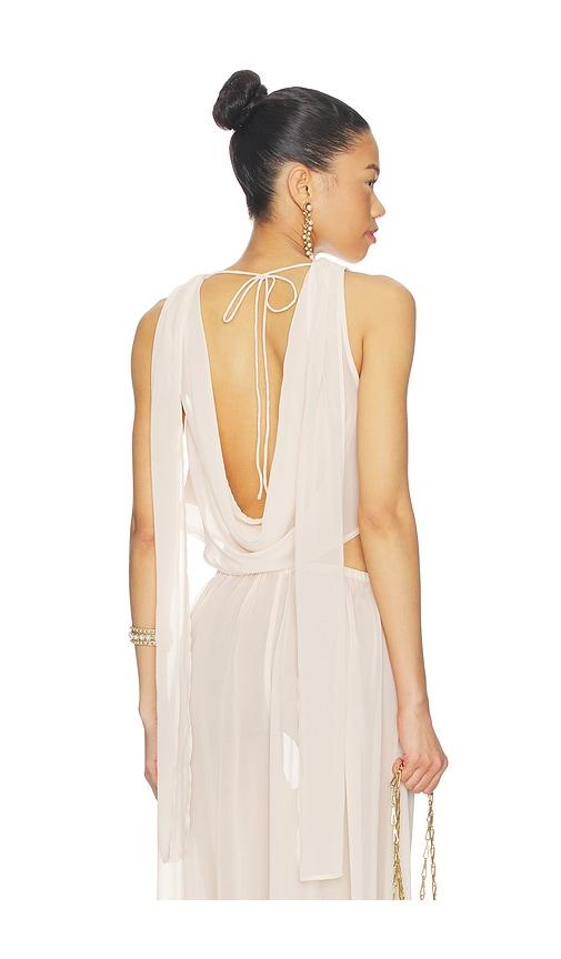 shani shemer shir top in nude.