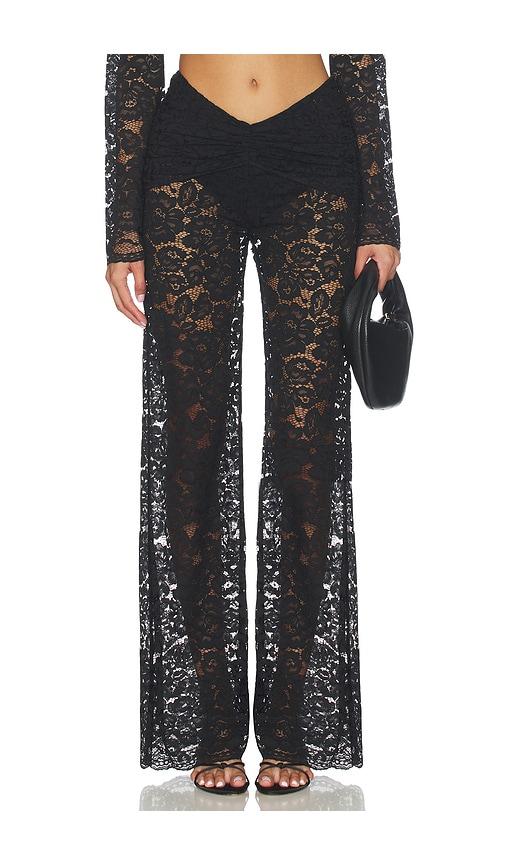 shani shemer x revolve madison pants in black.