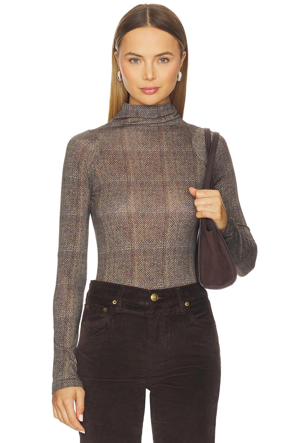 shaw paneled turtleneck tee