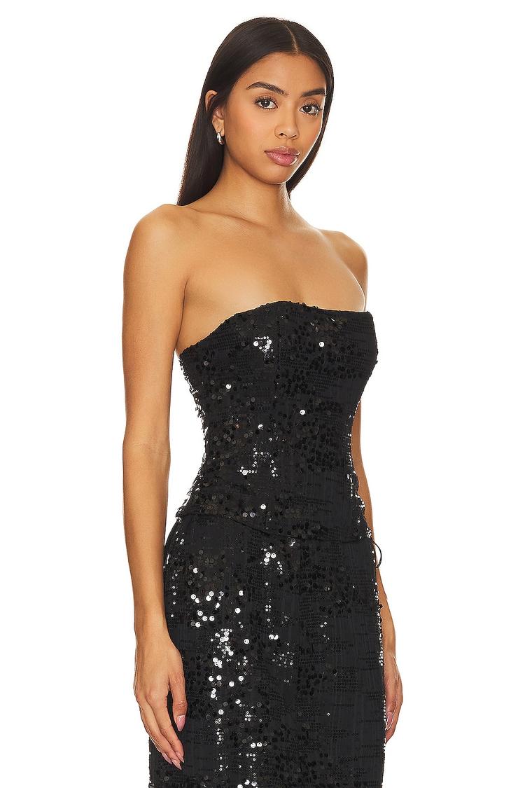she's all that strapless top