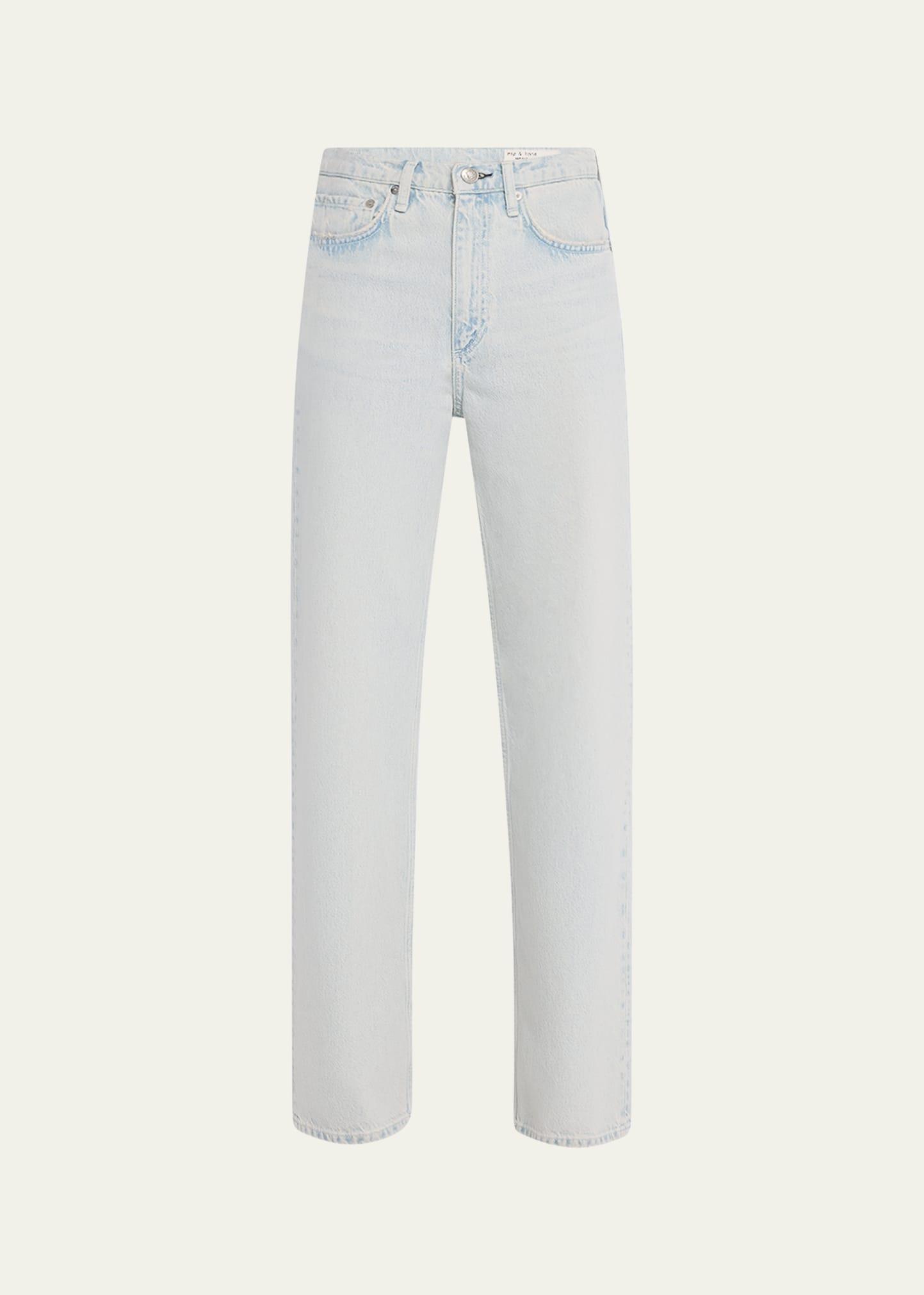 shea high-rise straight-leg jeans