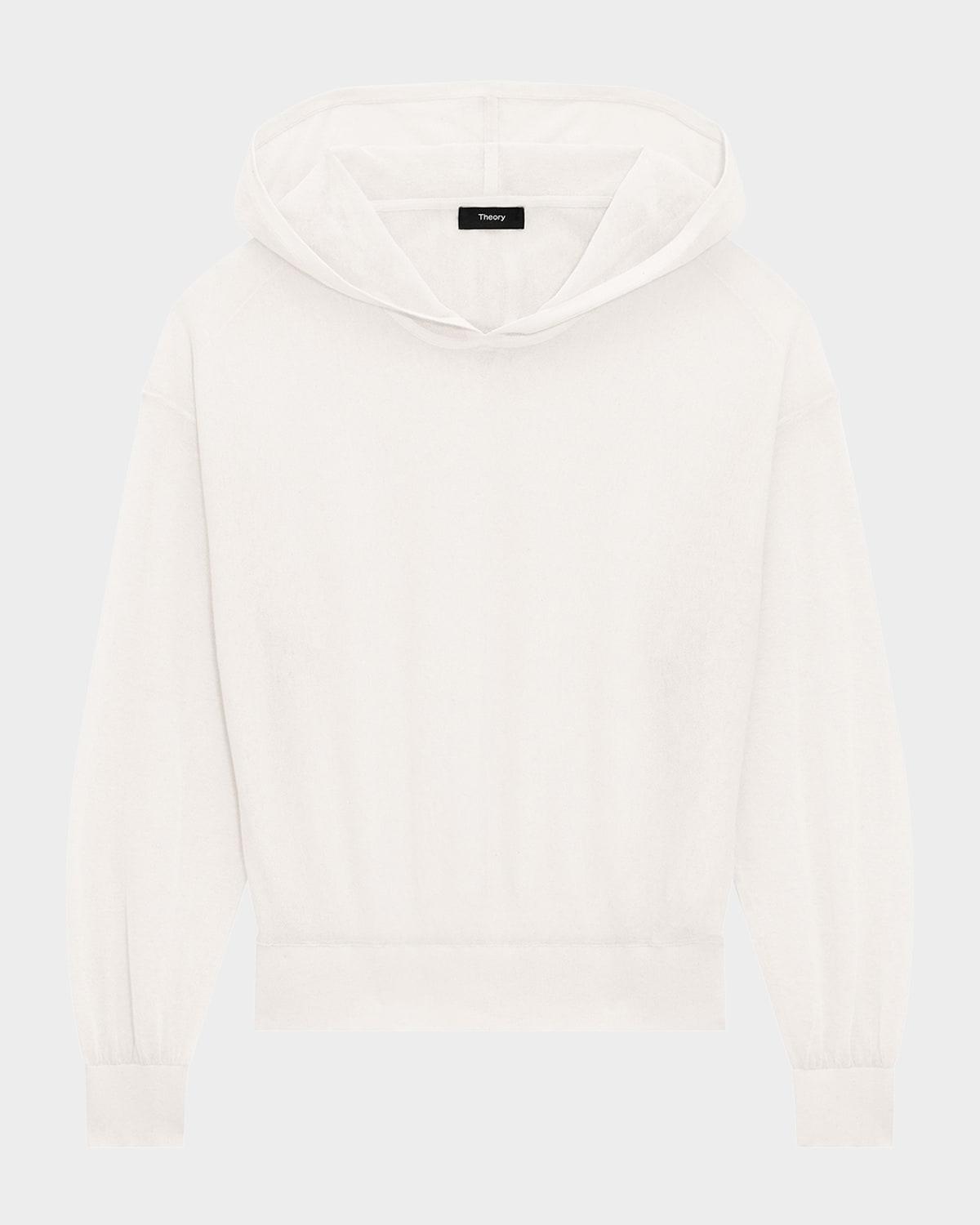 sheer blouson hoodie