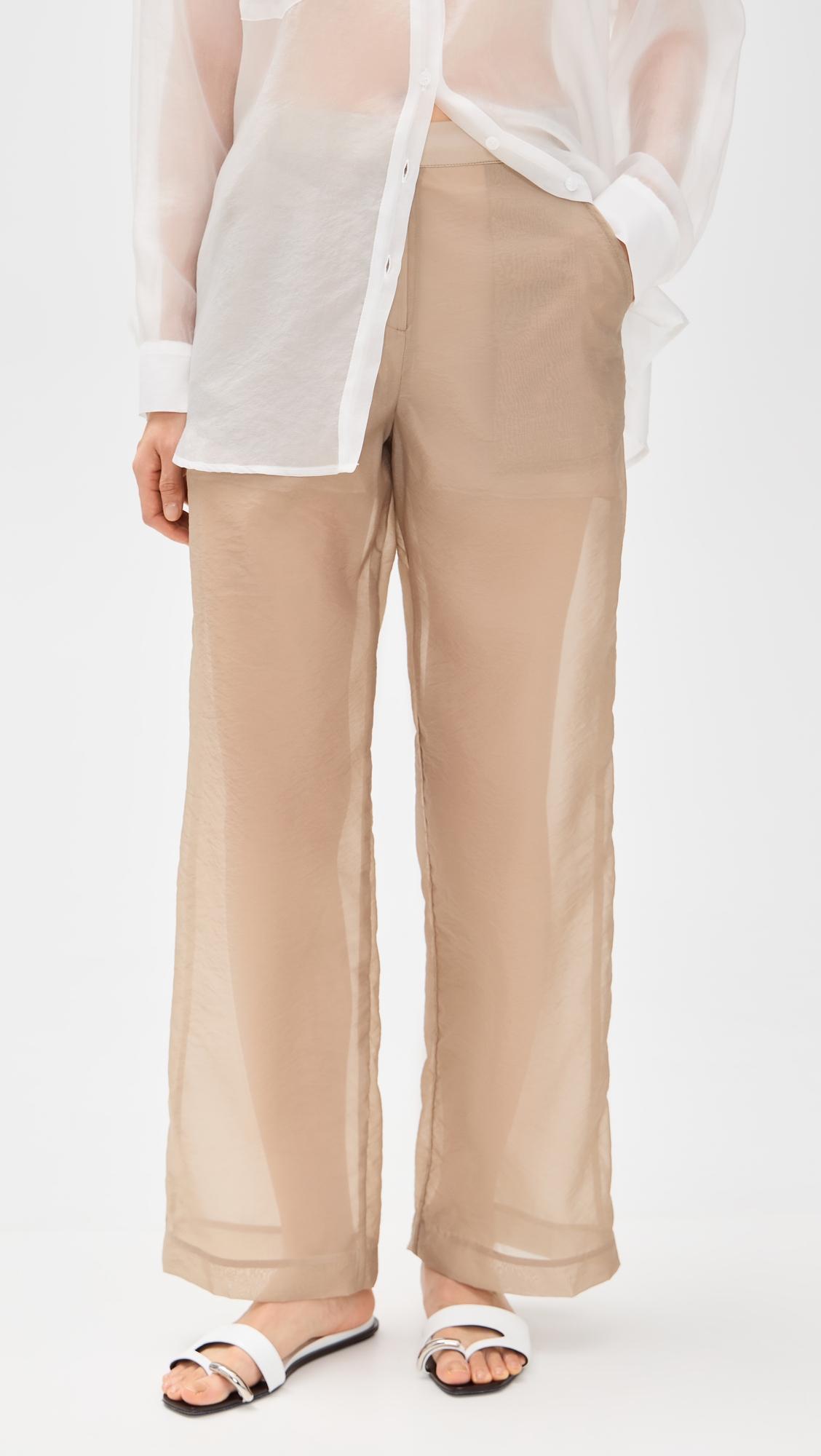sheer flow trousers