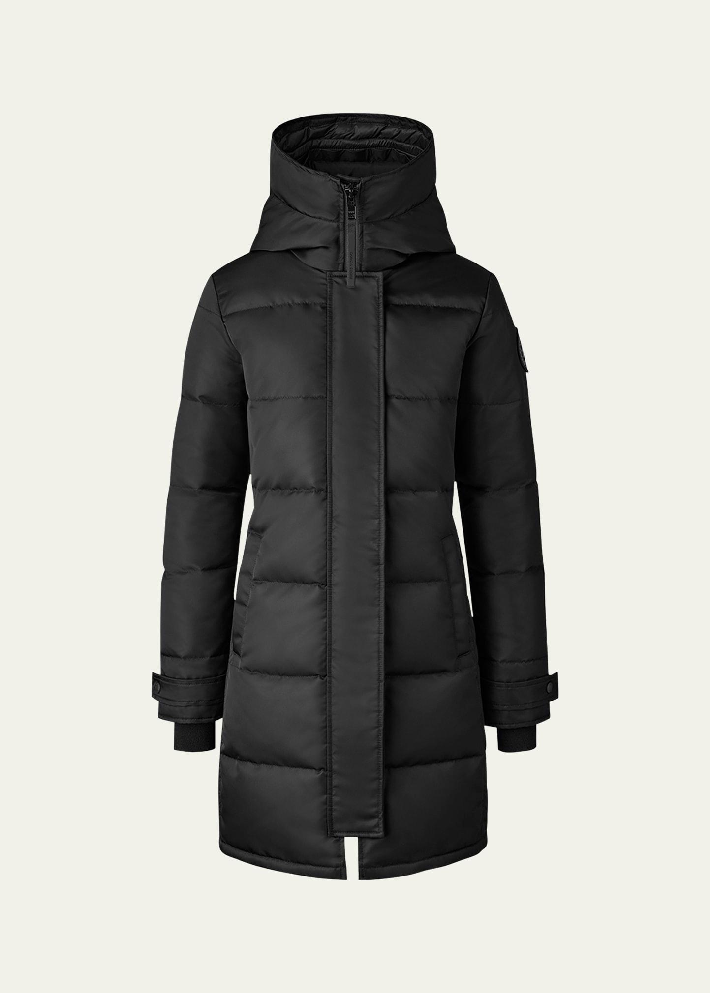 shelburne parka performance satin