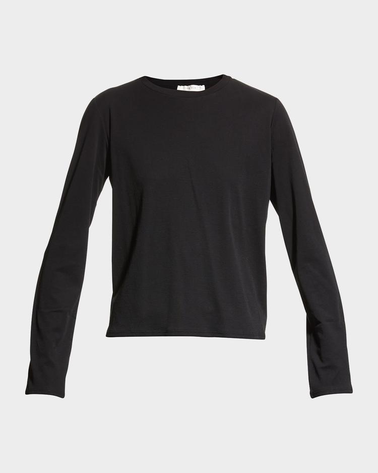 sherman long-sleeve cotton tee
