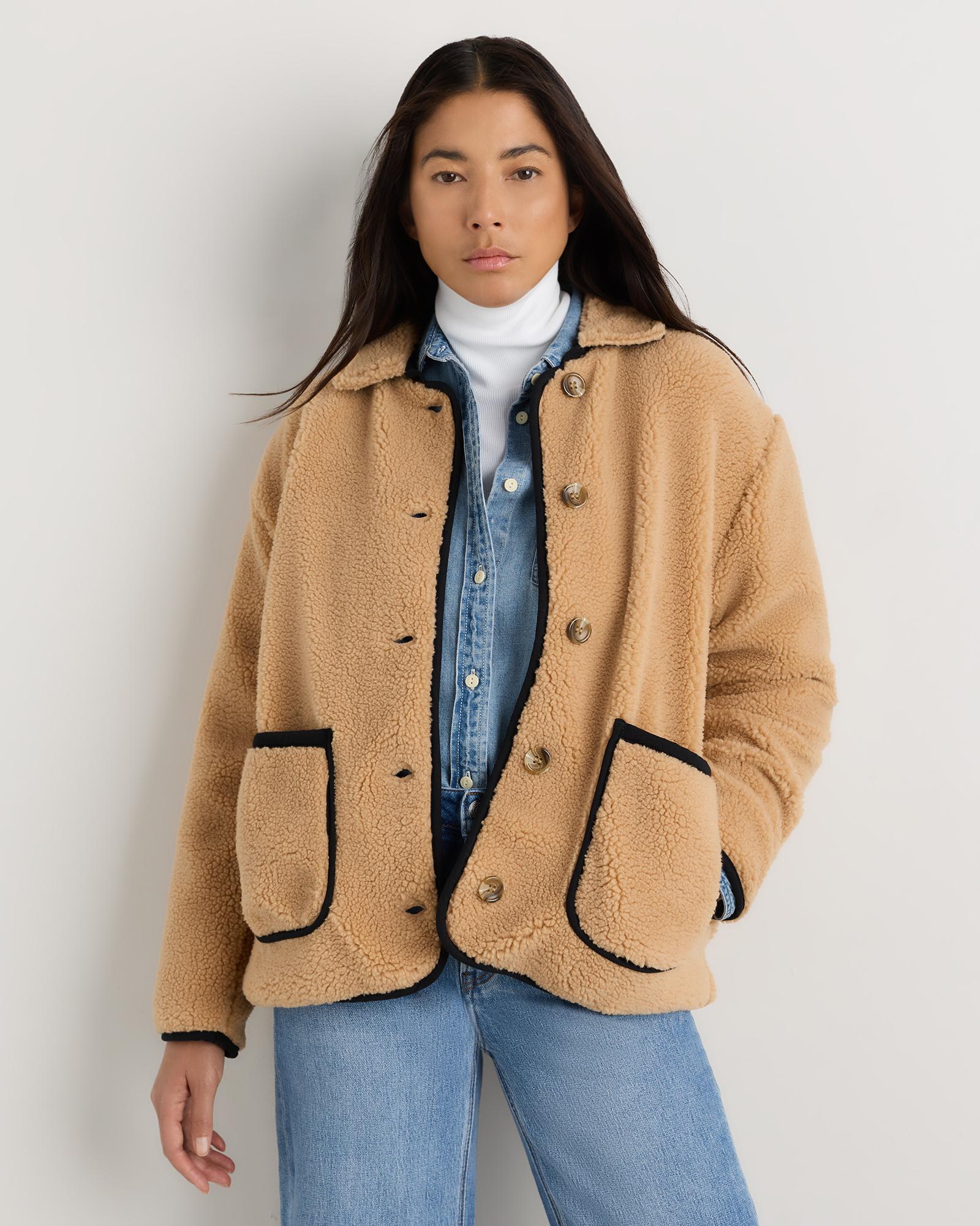 sherpa barn jacket