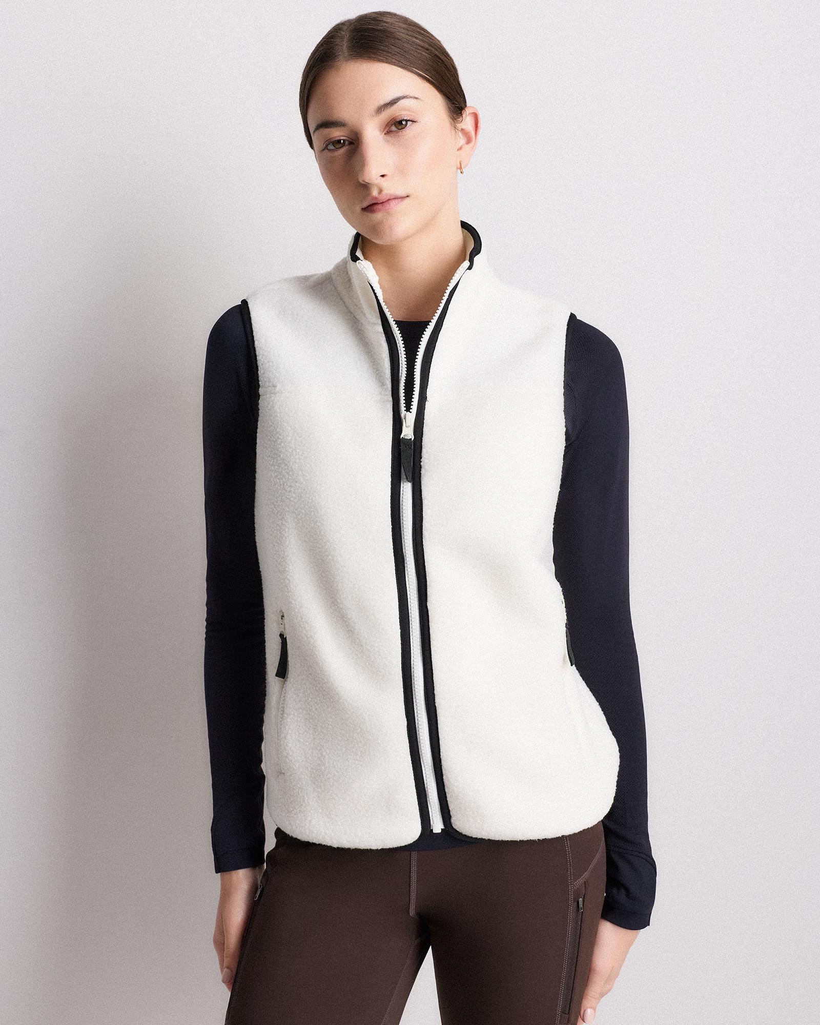 sherpa full-zip vest