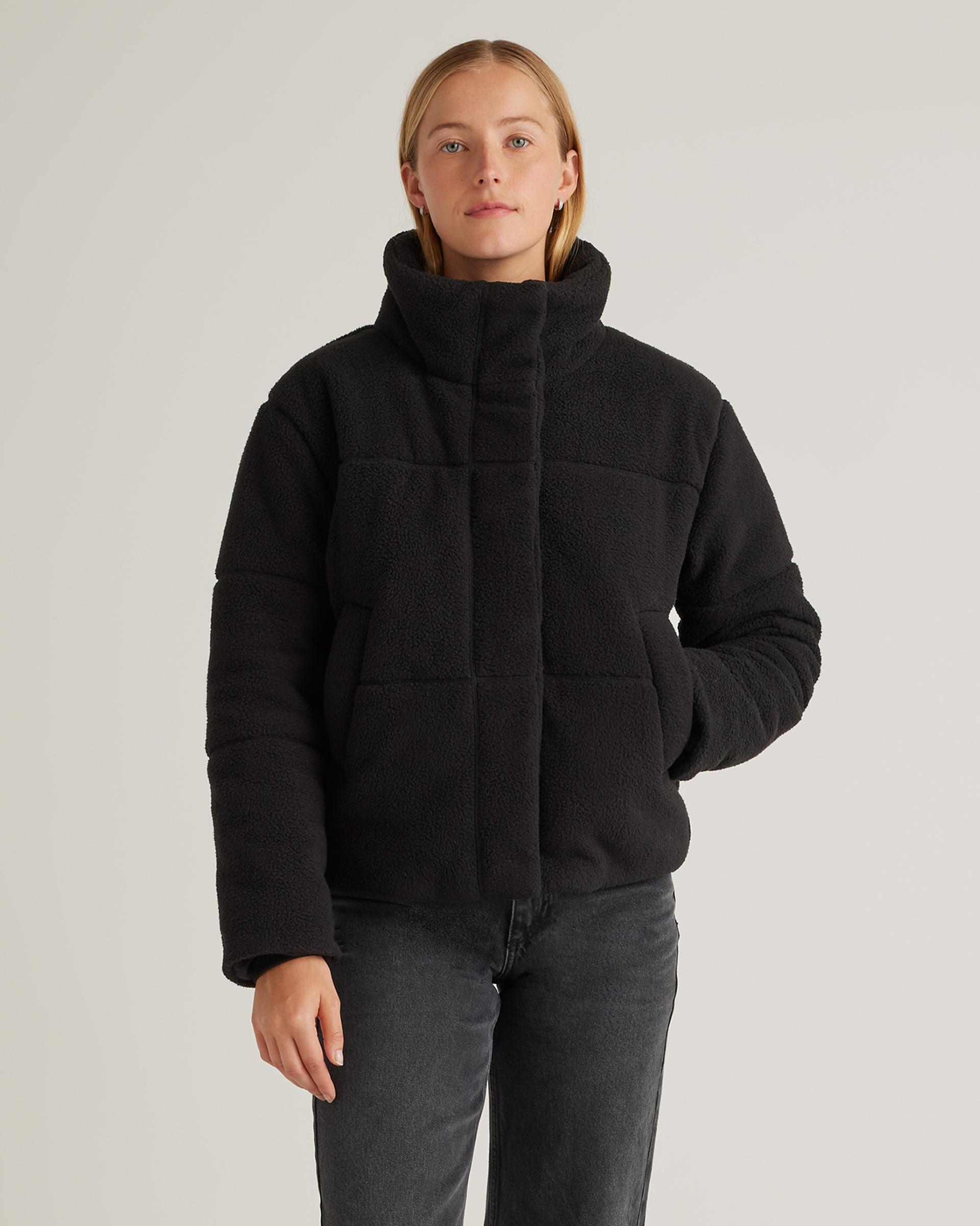 sherpa puffer jacket