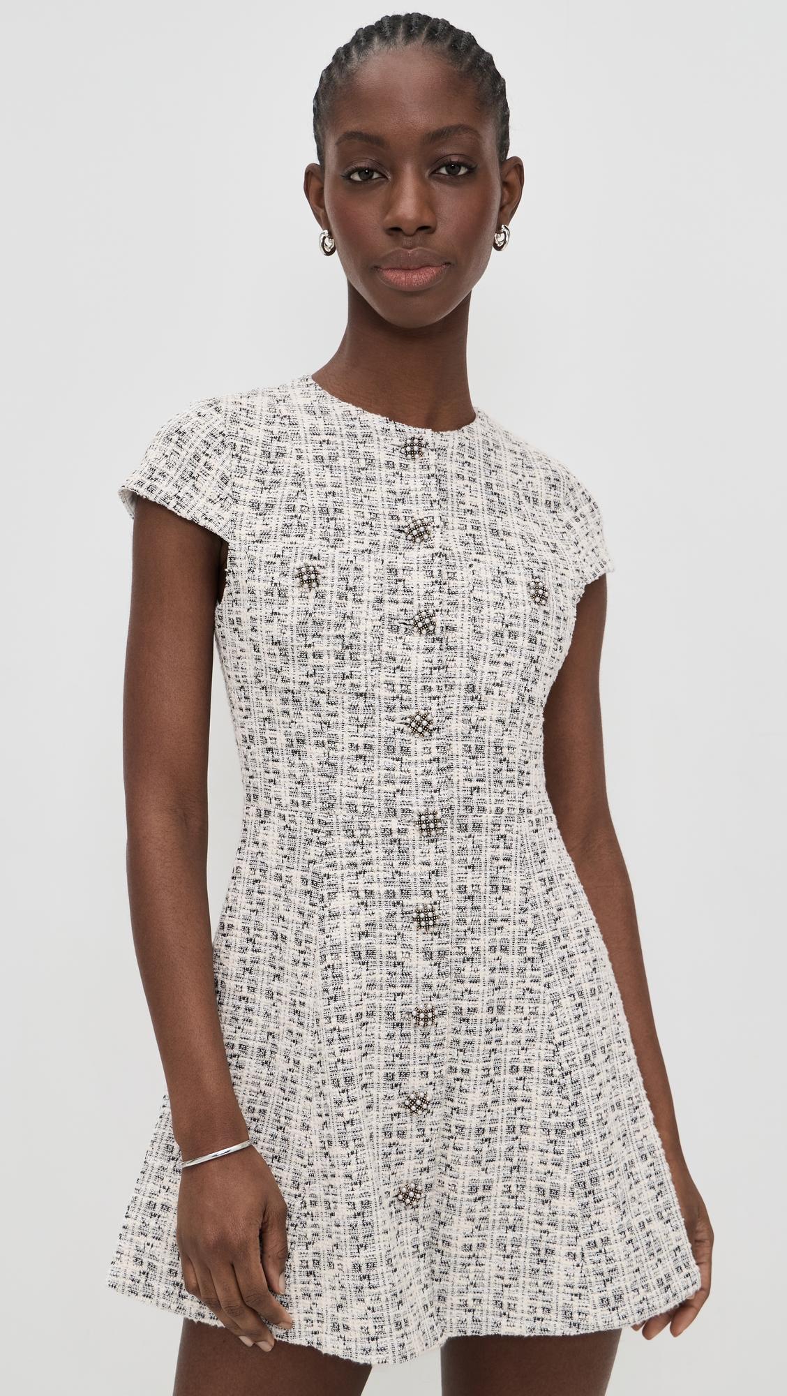 shiloh button front mini dress