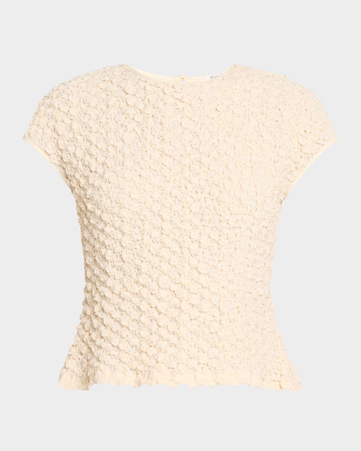 shirred cotton top