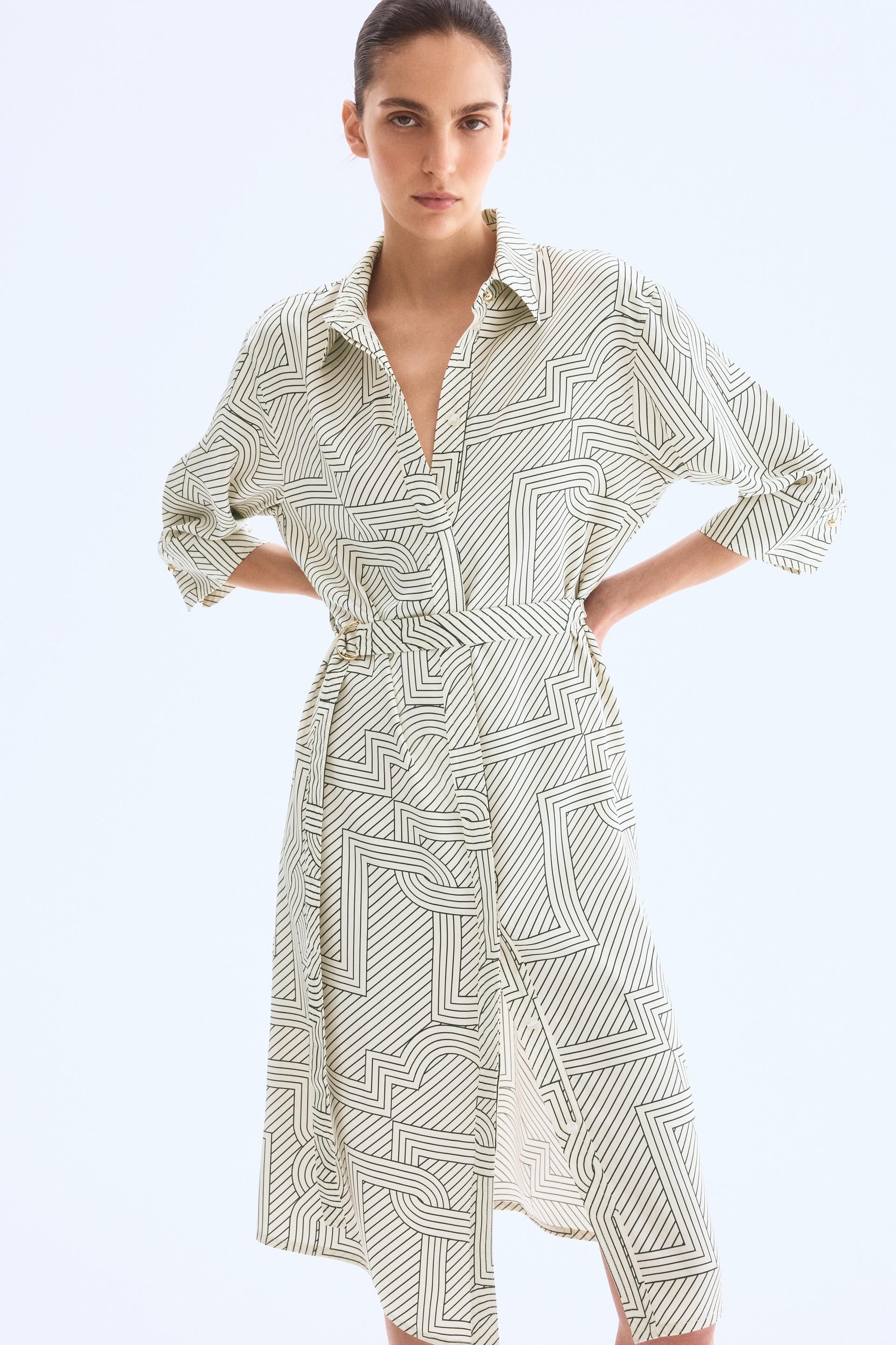 shirt dress with belt