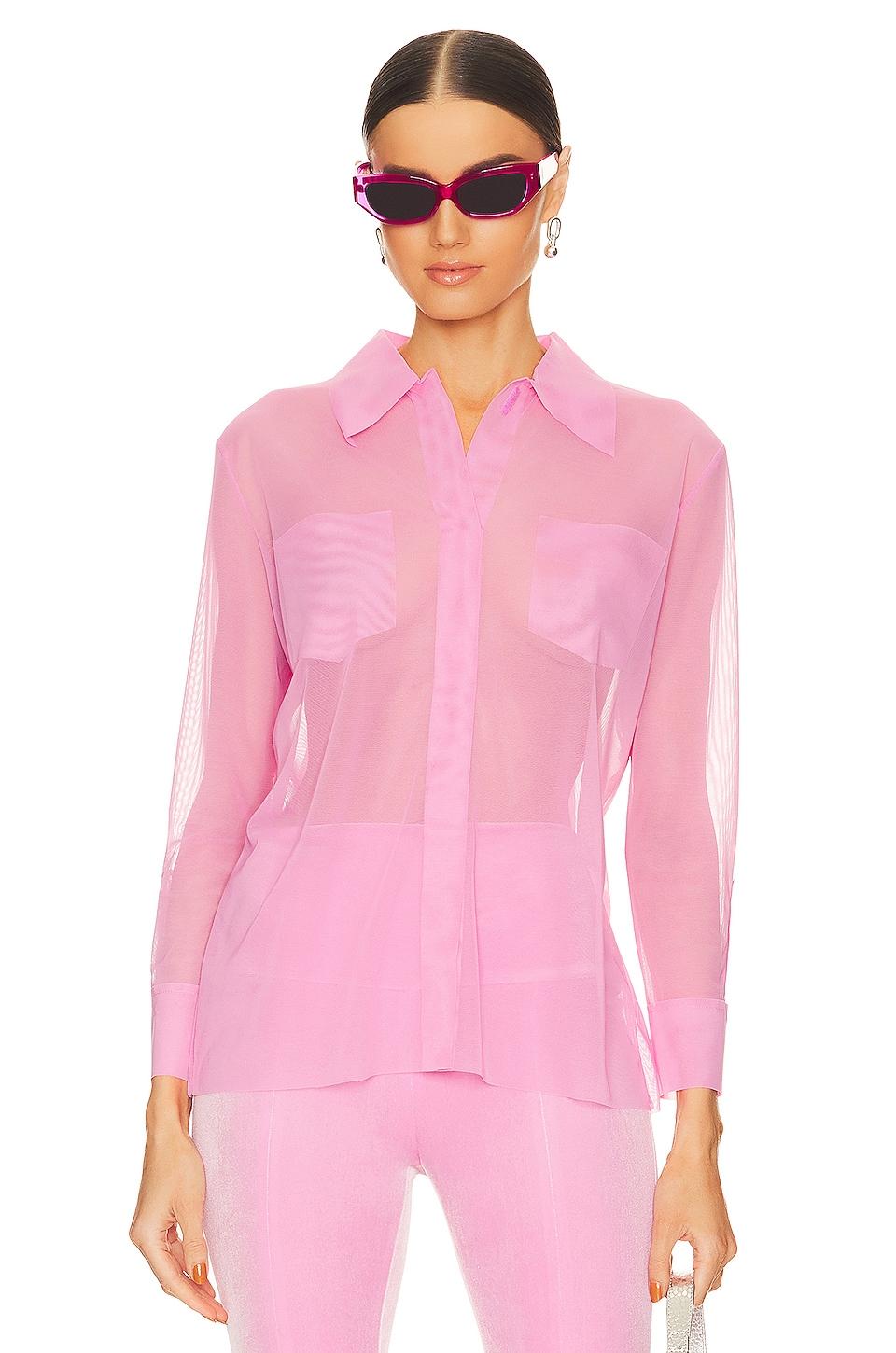shirt with faux pockets