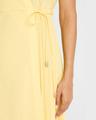 shivon cap-sleeve poplin mini wrap dress
