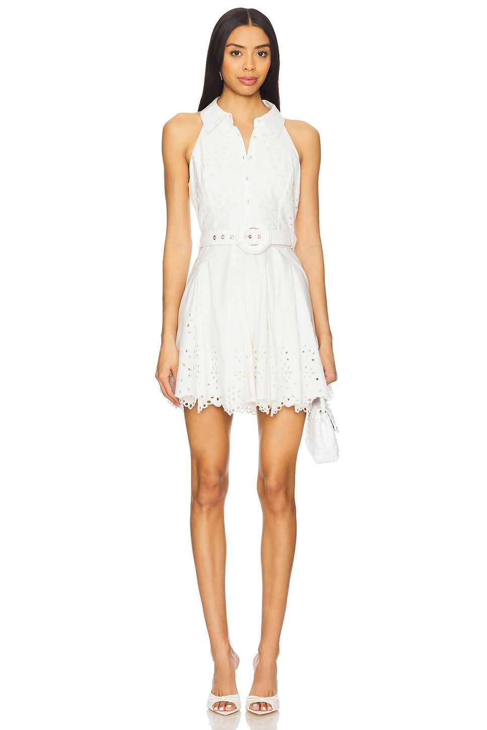 short dress with buckle belt
