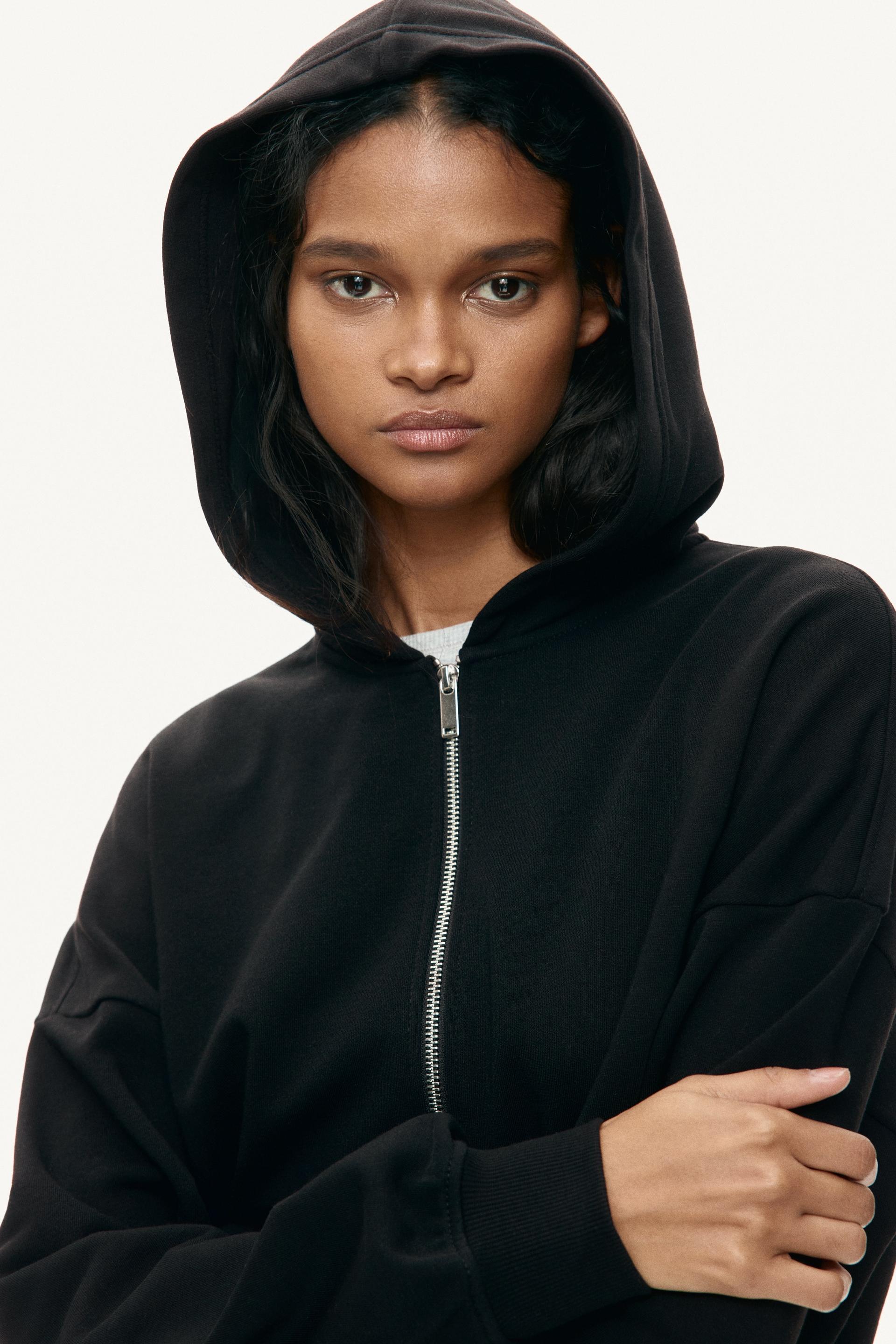 short hooded jacket