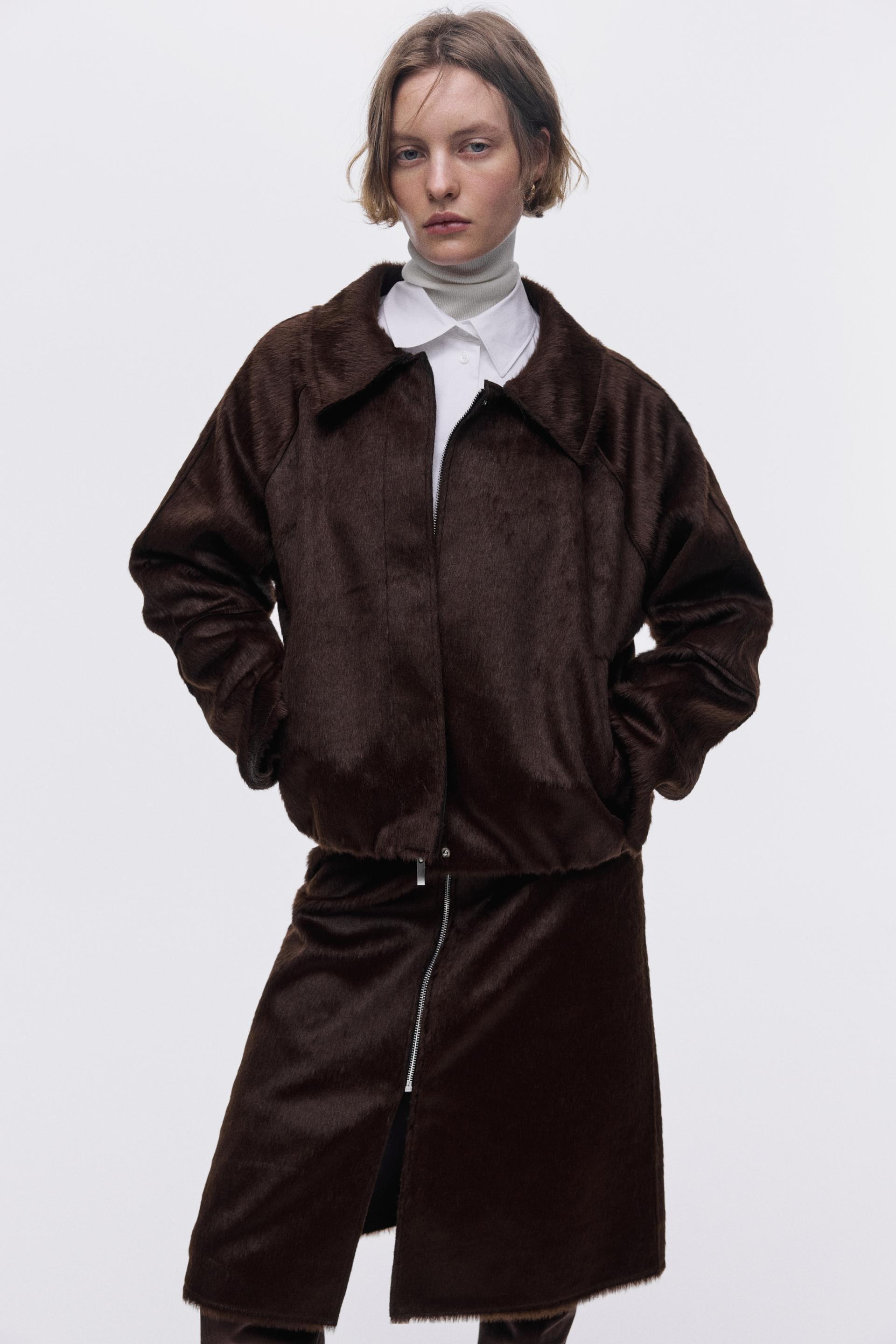 short jacket with collar