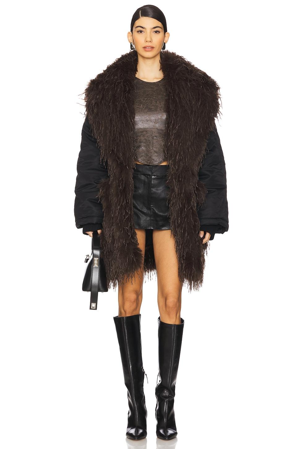 short oversized coat