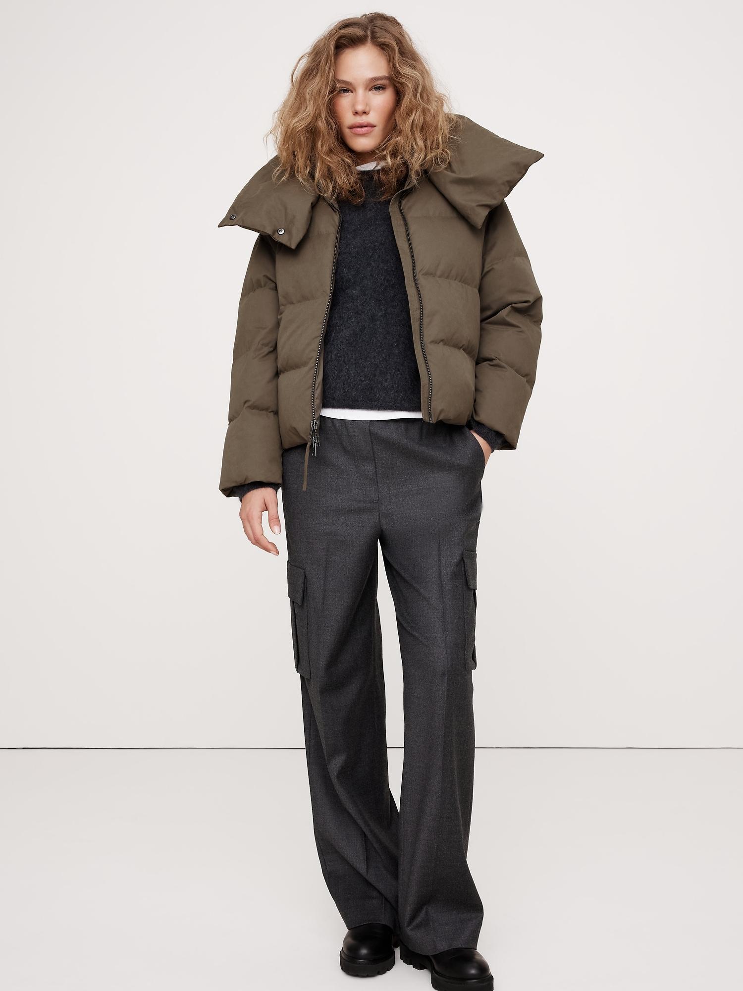 short puffer coat