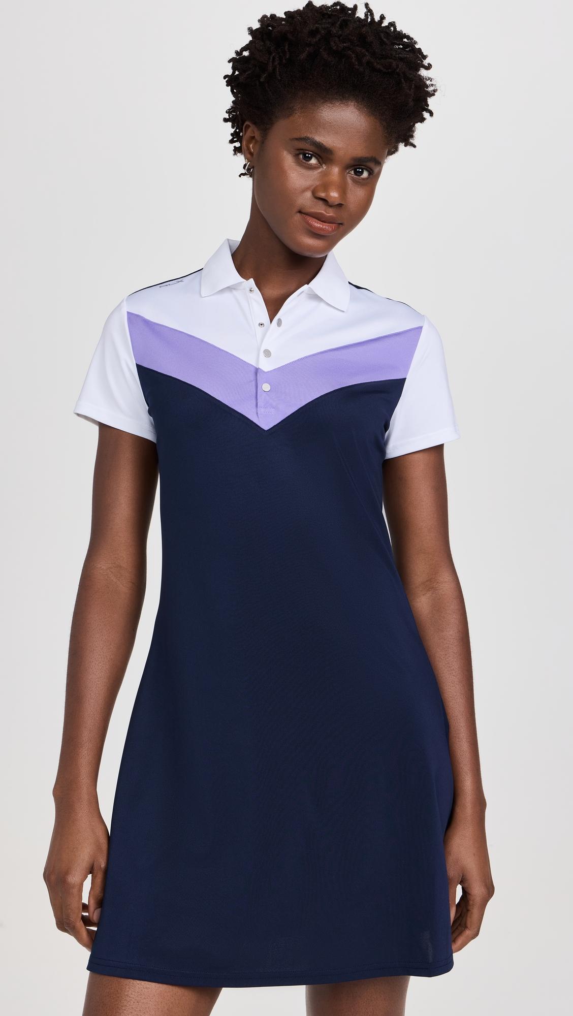 short sleeve air tech pique polo dress