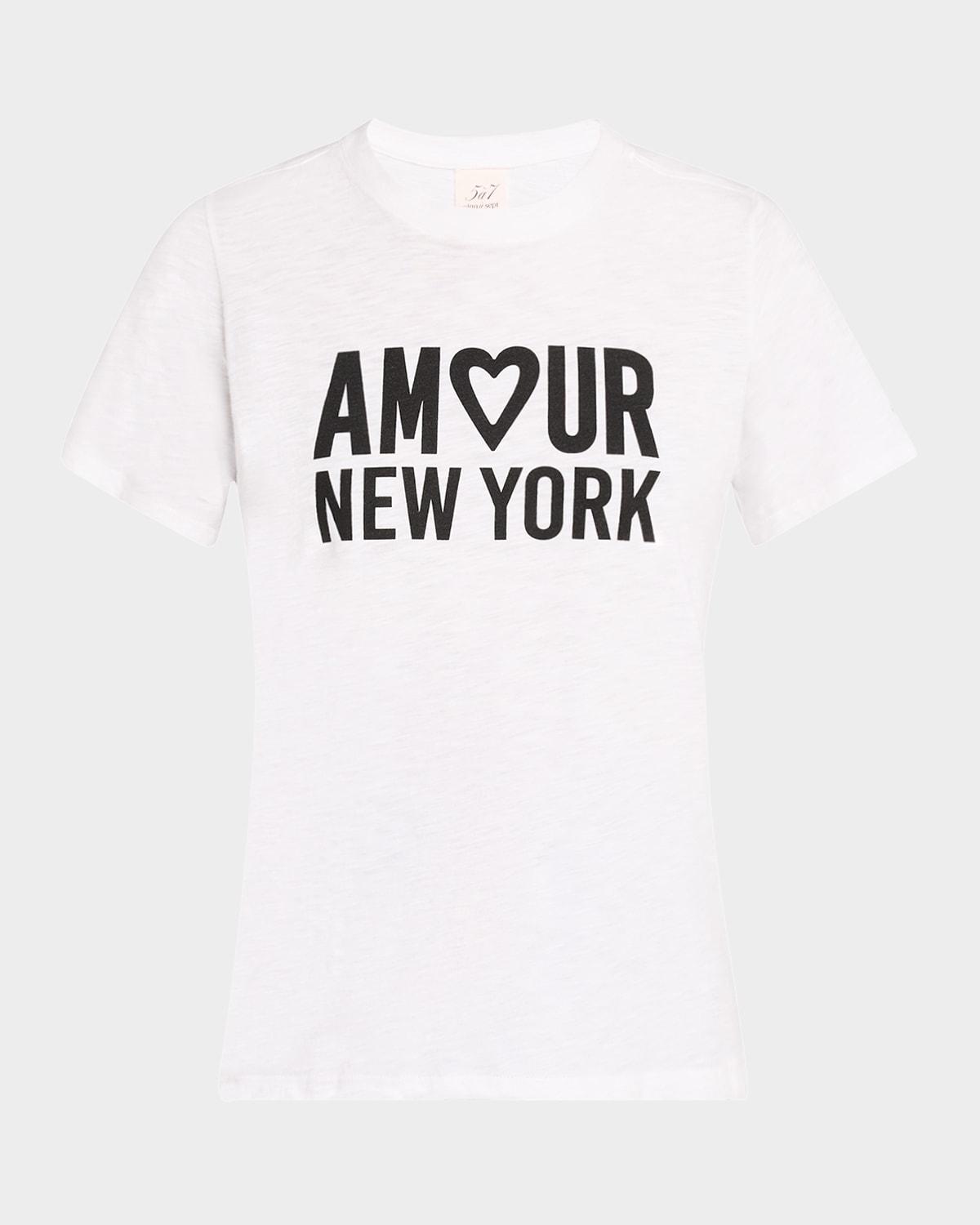 short-sleeve amour heart tee