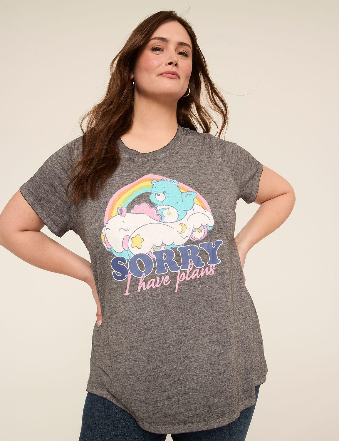 short-sleeve care bear graphic tee