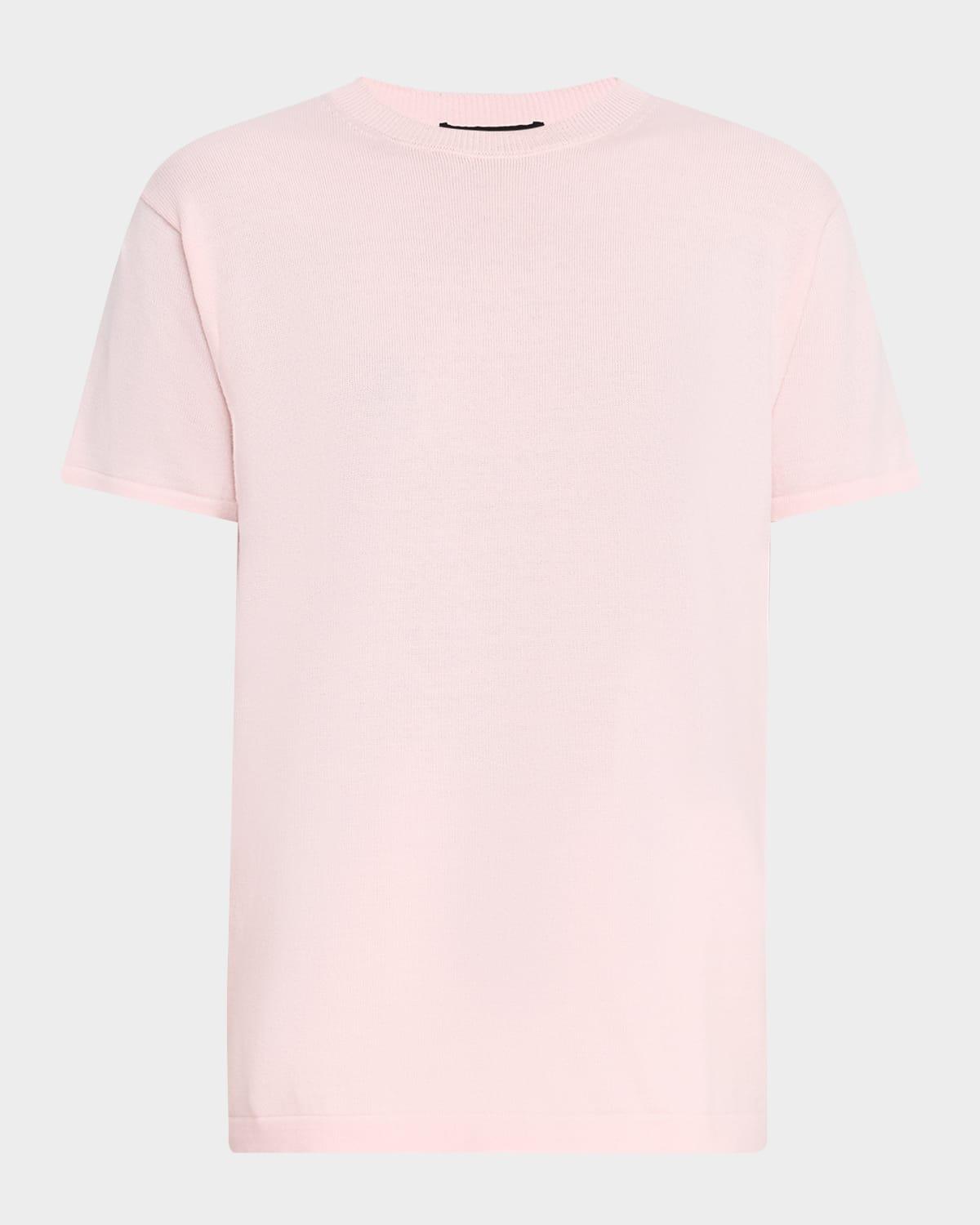 short sleeve crew neck sweater