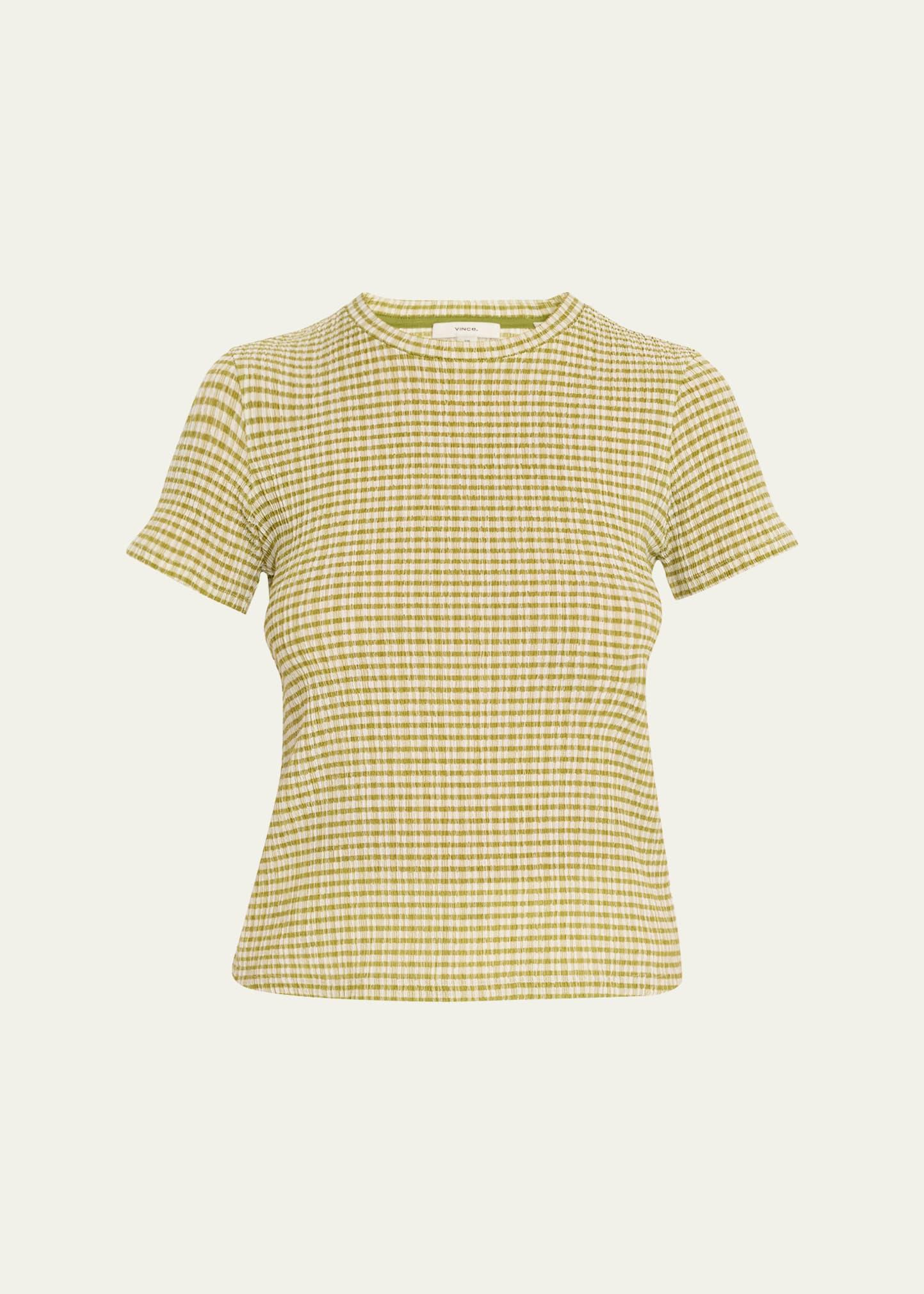 short-sleeve crewneck top