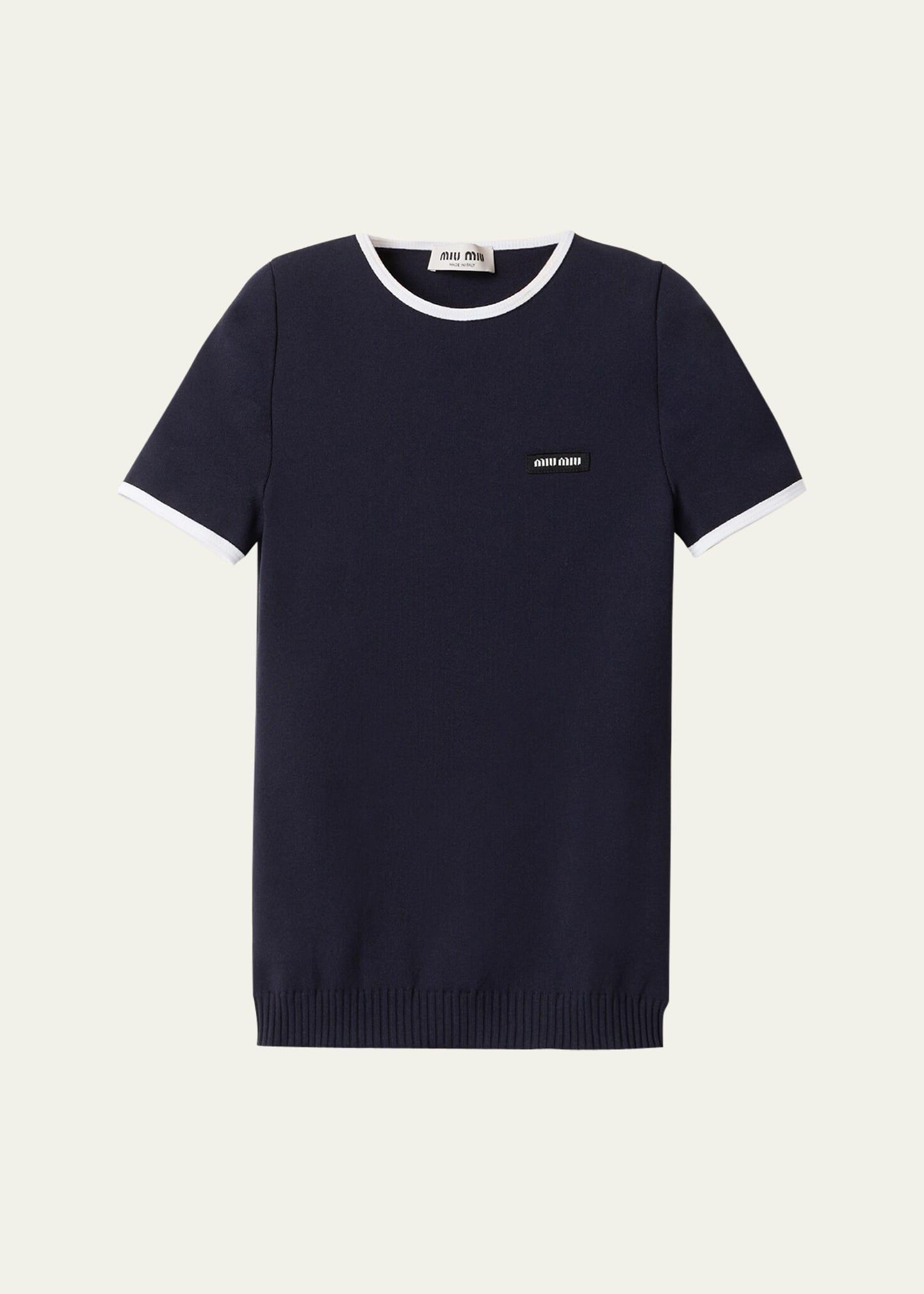 short-sleeve crewneck top