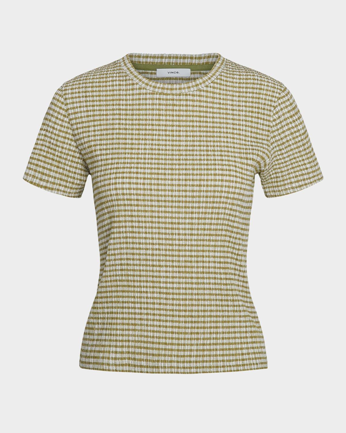 short-sleeve crewneck top