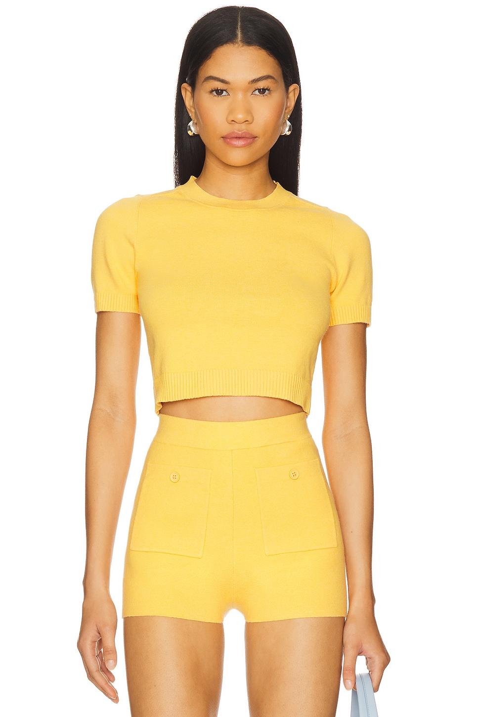short sleeve crop top