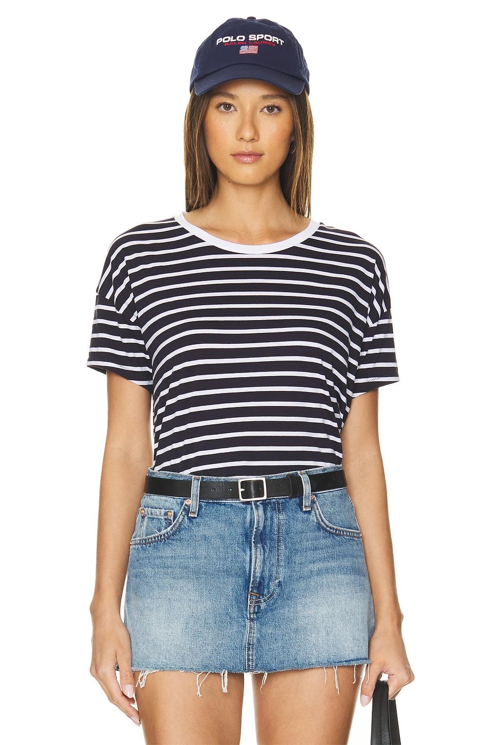 short sleeve drop shoulder tee