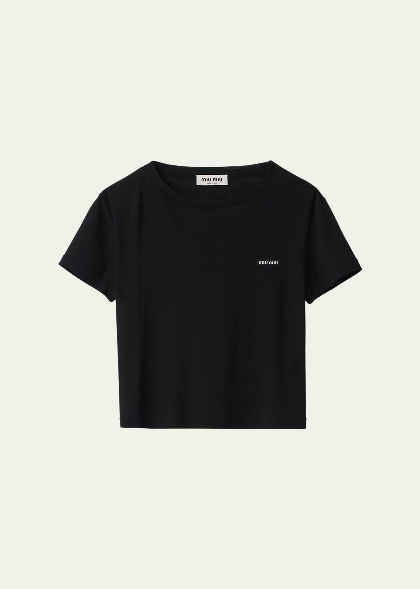 short sleeve jersey top