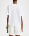 short-sleeve linen top