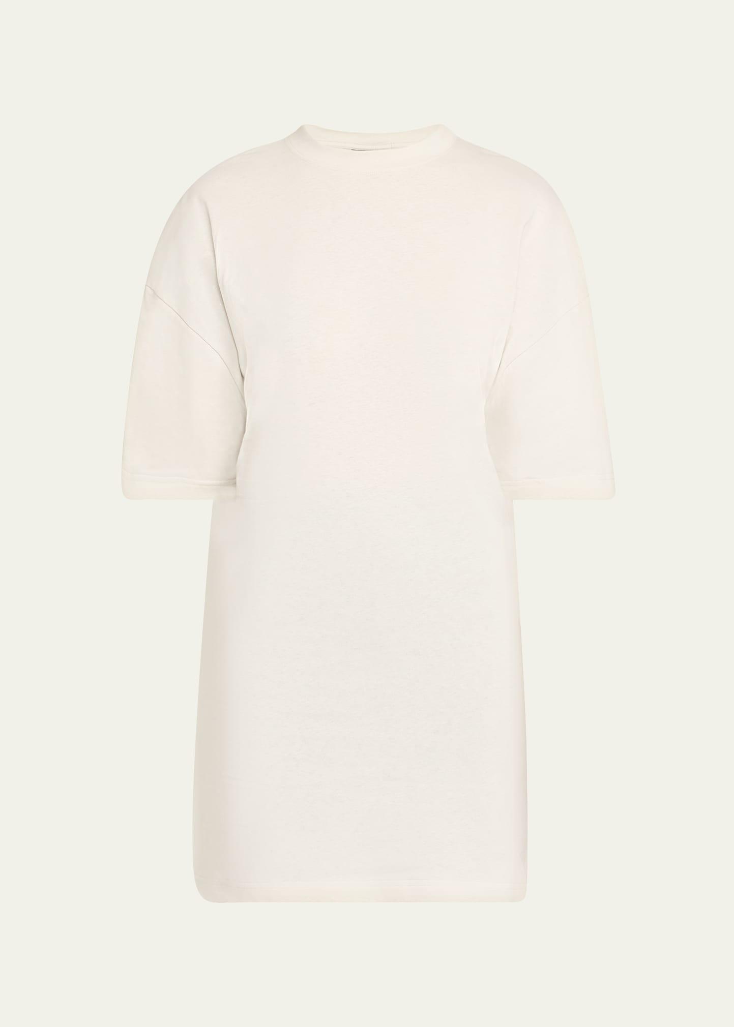 short-sleeve mini t-shirt dress