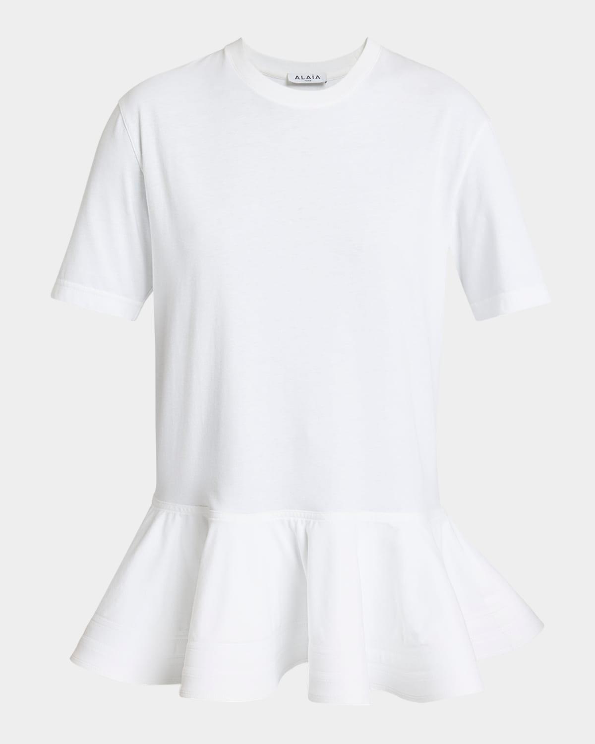 short-sleeve peplum t-shirt