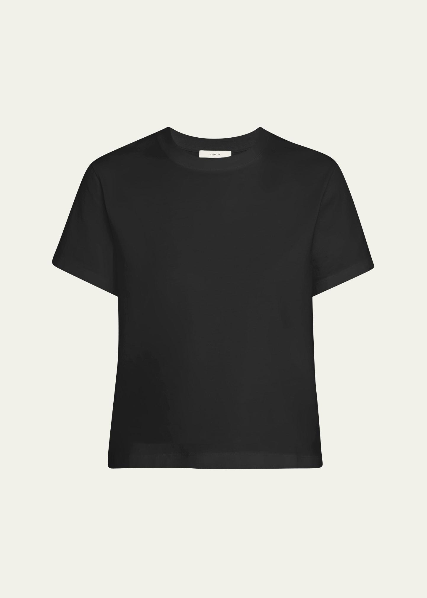 short-sleeve pima cotton crewneck t-shirt