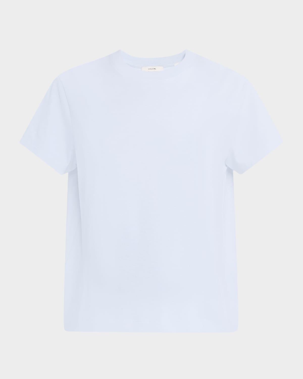 short-sleeve pima cotton crewneck t-shirt