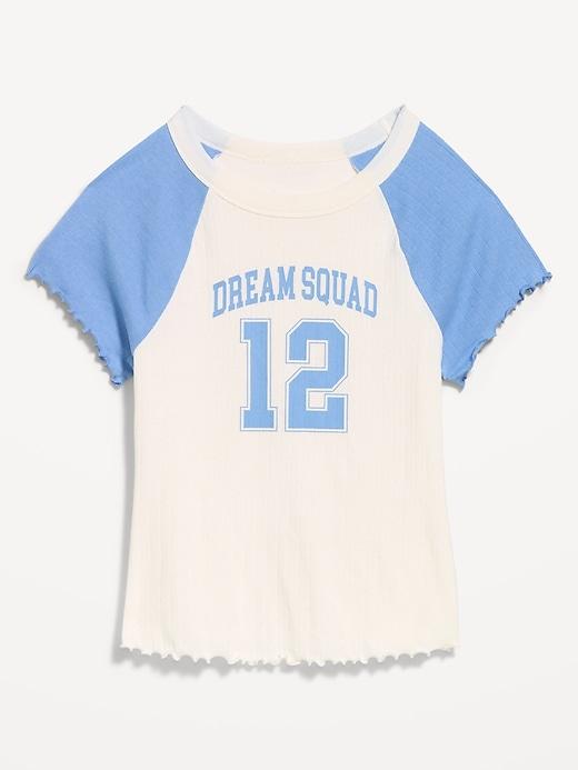 short-sleeve pointelle sleep top