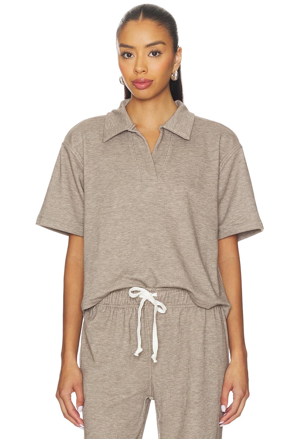 short sleeve polo tee