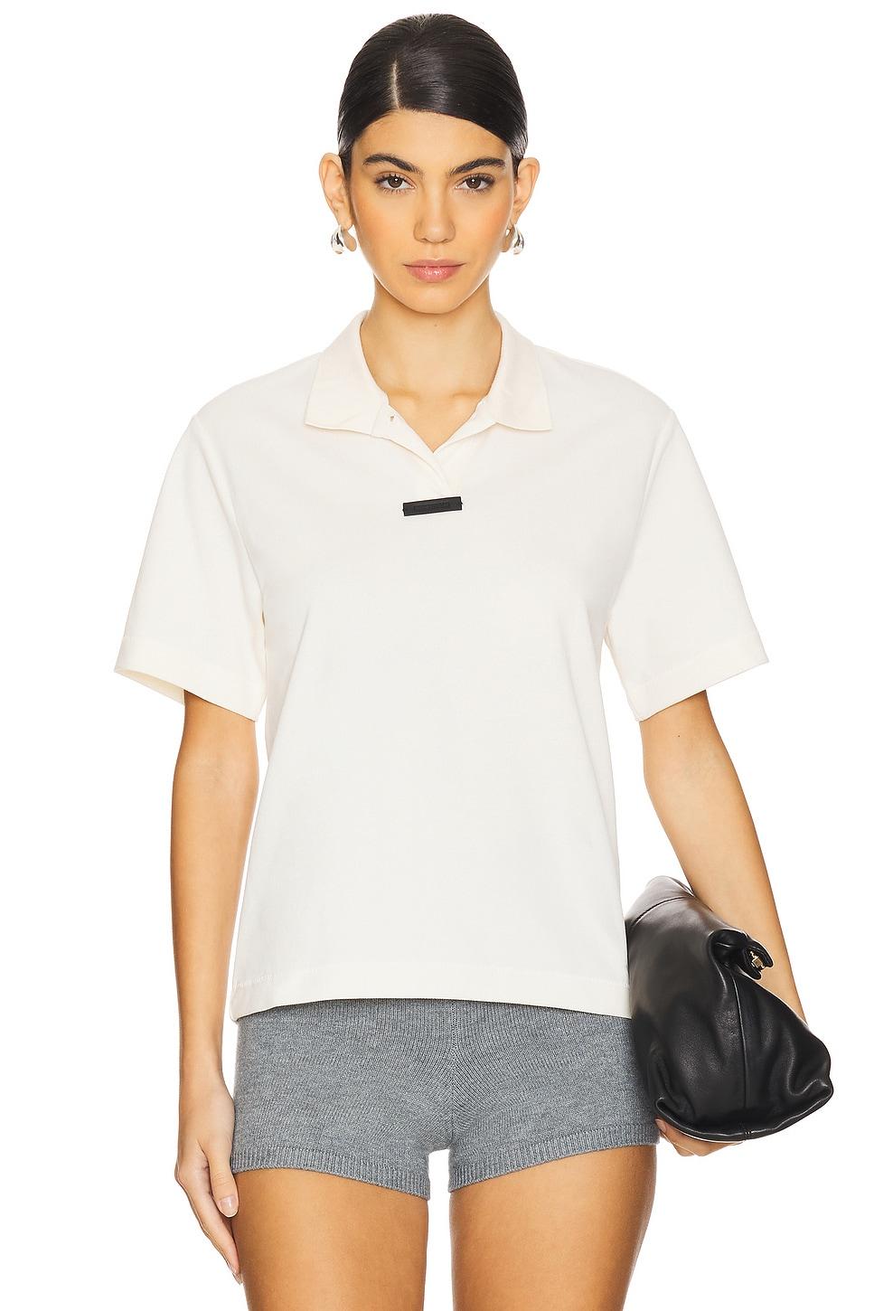 short sleeve polo top